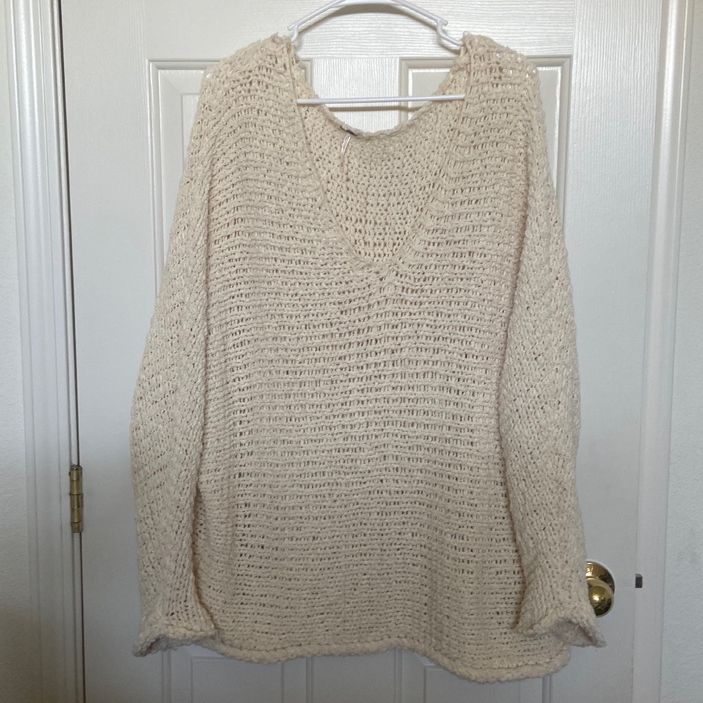 Free People pullover knit sweater size medium